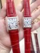 Copy Cartier Tank Anglaise Quartz Watches Rose Gold Leather Band (3)_th.jpg
